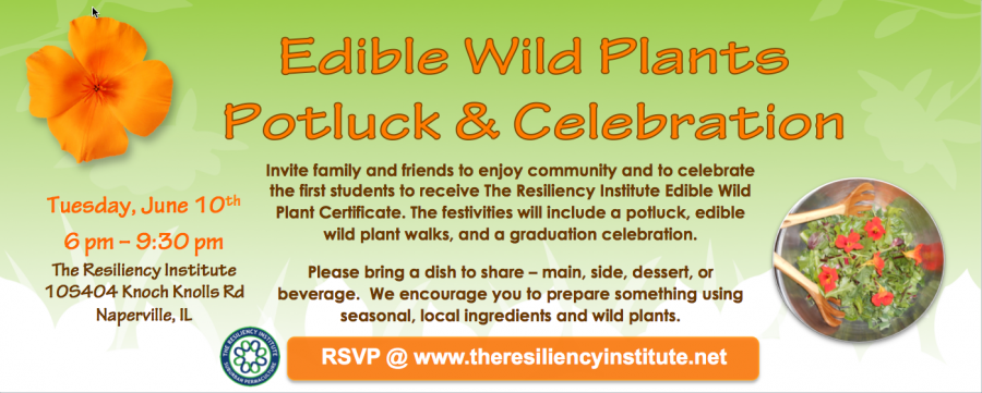 Edible Wild Plants Potluck & Celebration Banner