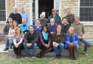 The Resiliency Institute Spring 2014 PDC Graduates with Peter Bane, Keith Johnson and Rhonda Baird