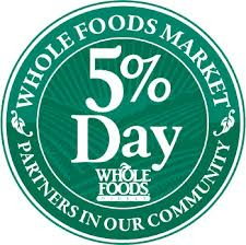 WFM 5 Percent Day Circle Logo